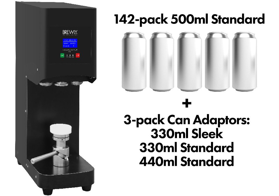 Brewly ACS-1 Automatic Can Sealer - Can Kit 4