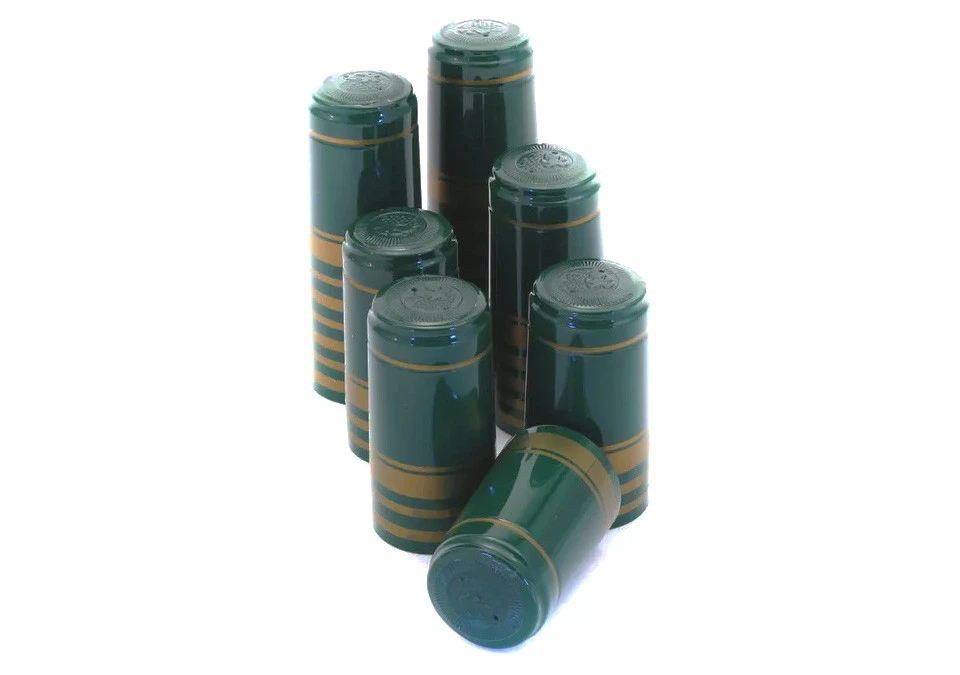 Shrink Caps Green-Gold 30-pack