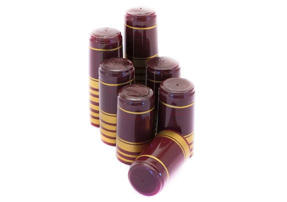 Shrink Caps Red-Gold 30-pack