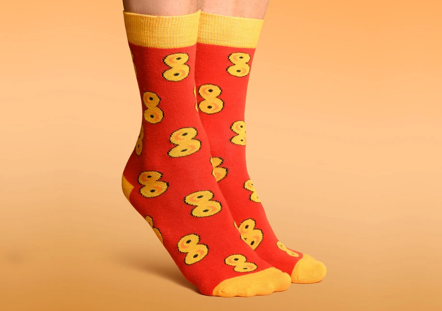 Svensk Husman Saffron bun socks