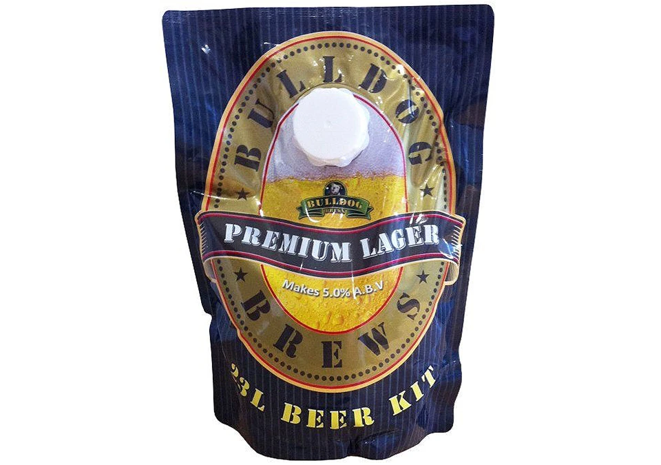 Bulldog Brews Premium Standard Lager 23L 1,75kg Extract Kit
