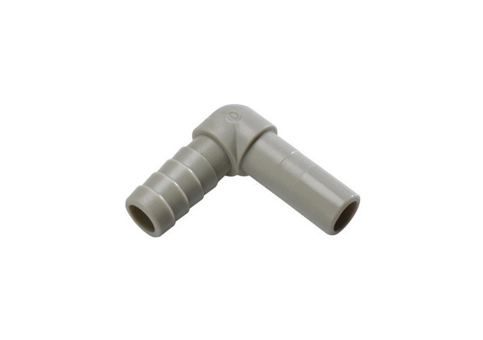 Fluidfit HLJB3/8-3/8G - Elbow 3/8" straight stem to 3/8" Barb
