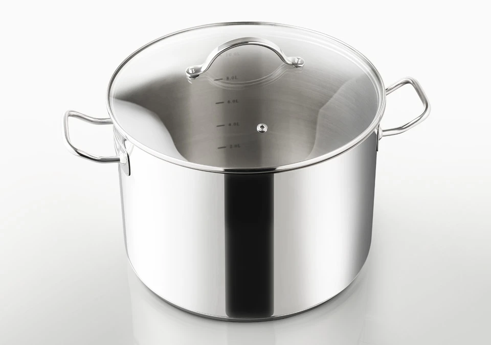 Pot 12L with lid&scale